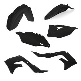 Kit carene 6 pezzi ACERBIS nero per KAWASAKI