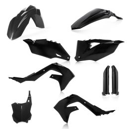Kit carene 9 pezzi ACERBIS nero per KAWASAKI