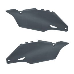 Portanumero laterali ACERBIS grigio metallico per KAWASAKI