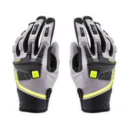 Motocross Enduro Gloves ACERBIS CE X-ENDURO Approved Gray Black Yellow
