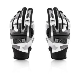 Motocross Enduro Handschuhe ACERBIS CE X-ENDURO Genehmigt Grauschwarz