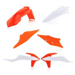 ACERBIS Verkleidungskit 6 Teile 2023 Modell Orange/Weiß für KTM