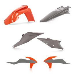 ACERBIS Verkleidungskit 6 Teile Grau/Orange für KTM