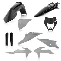 ACERBIS Verkleidungskit 10 Teile Schwarz/Grau für KTM