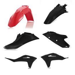 Kit carene 6 pezzi ACERBIS rosso/nero per GAS GAS