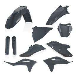 Kit de carénage ACERBIS 10 pièces gris métallisé pour GAS GAS
