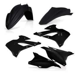 Kit carene 6 pezzi ACERBIS nero per KAWASAKI