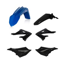 ACERBIS 6 Pieces Fairing Kit Black/Blue for YAMAHA YZ