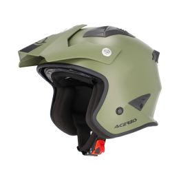 Jet Helm ACERBIS Jet Aria 22.06 Matt Militärgrün