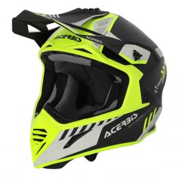 Motocross Helmet ACERBIS X-Track Mips 22.06 Fluo Yellow Black