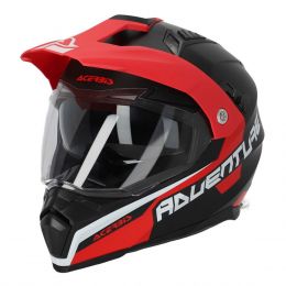 Dual Road Helmet ACERBIS Flip FS-606 22.06 Grey Red