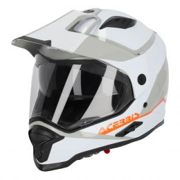 Dual Road Helmet ACERBIS Reactive 22.06 White Grey