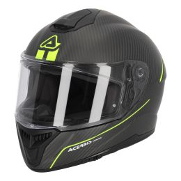 Casco Integrale ACERBIS Tarmak 22.06 Carbon Nero Giallo Fluo Opaco