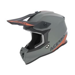 Casco Motocross ACERBIS Linear 22.06 Solid Grigio Opaco