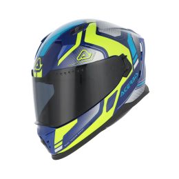 Casco Integrale ACERBIS X-Way Graphic Blu Giallo Lucido