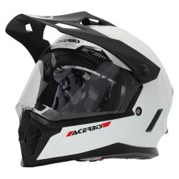 Casco Cross Bambino ACERBIS Rider Junior Bianco Lucido