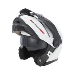 Casco Modulare ACERBIS P/J Rider Solid Bianco Lucido