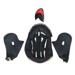 Schwarzes ACERBIS-Helminnenfutter für REDERWEL-Helm Größe XL