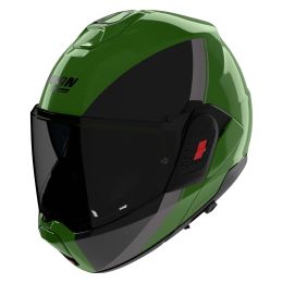 NOLAN N120-1 Verniciatura Speciale Reversible modular helmet 354 green black