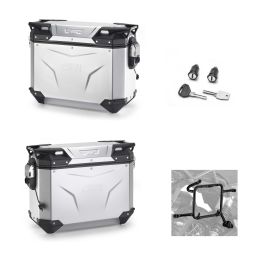 GIVI TREKKER OUTBACK EVO Anodized Side Cases 37L for MOTO MORINI X-CAPE