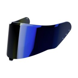 Blauer verspiegelter Visierhelm Airoh Matryx