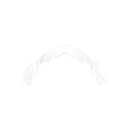 White Frontino Helmet Extension Airoh Aviator ACE 2