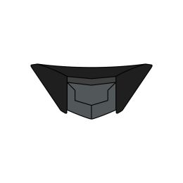 Presa D'Aria Mentoniera Casco Airoh ST.501 Antracite Opaco