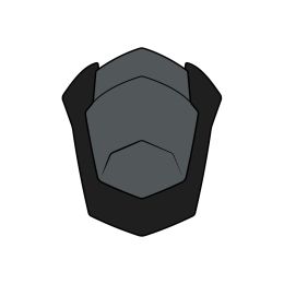 Presa D'Aria Superiore Casco Airoh ST.501 Antracite Opaco