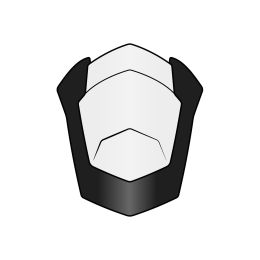 Presa D'Aria Superiore Casco Airoh ST.501 Bianco Lucido