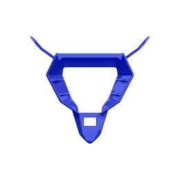 Base Glossy Blue Chin Air Intake Airoh Twist 4 Helmet tradotto in francese diventa Base Glossy Blue Chin Air Intake Casque Airoh Twist 4