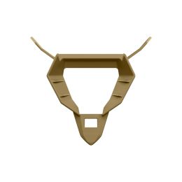 Base d'admission d'air en or mat avec mentonnière Airoh Twist 3 Helmet