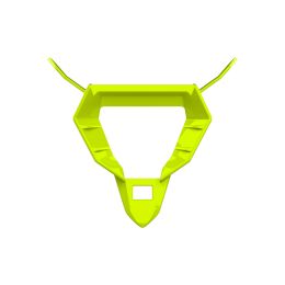 Protège-menton d'admission d'air de base jaune fluorescent pour casque Airoh Twist 3