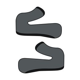 Guancette Interno Casco Airoh ST.501 New Taglia XXL