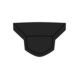Presa D'Aria Mentoniera Nero Opaco Casco Airoh Valor