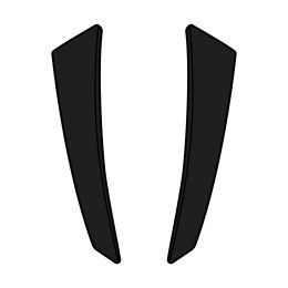 Prese D'Aria Laterali Nero Lucido Casco Airoh Spark