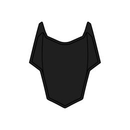 Presa D'Aria Superiore Nero Opaco Casco Airoh Spark