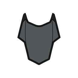 Presa D'Aria Superiore Antracite Casco Airoh Spark Circuit