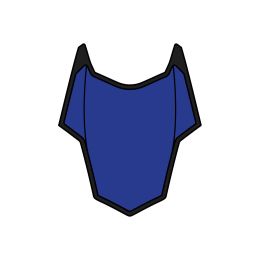 Presa D'Aria Superiore Blu Opaco Casco Airoh Spark