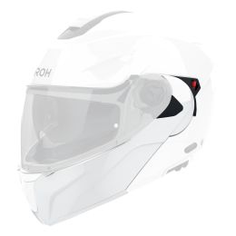 Glanzend weißes Kinnriemen Airoh Specktre Helm