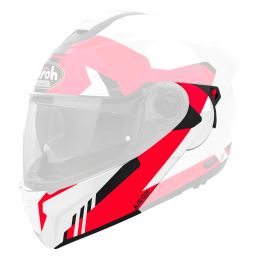 Clever Kinnschutz glänzend rot Airoh Spektra Helm