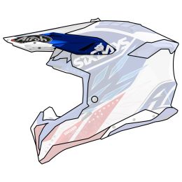 Frontino Casco Airoh Aviator 3 Six Days France 2022