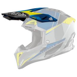 Frontino Casco Airoh Aviator 3 Push Nero Rosso Lucido