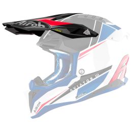 Frontino Casco Airoh Aviator 3 Push Blu Giallo Lucido