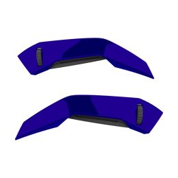 Glossy blue upper air intakes Airoh Connor helmet