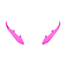 Extracteur d'aileron arrière rose mat pour casque Airoh Twist 3