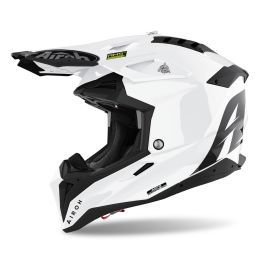 Casco Motocross AIROH Aviator 3 Bianco Lucido