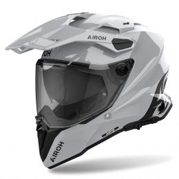 Dual Road Helmet AIROH Commander 2 Grey Gloss