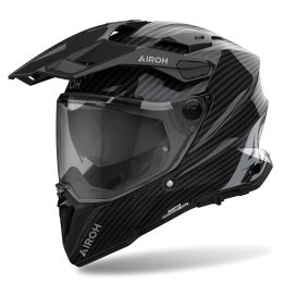 Casque Enduro AIROH Commander 2 Plein Carbone 6K Brillant