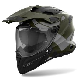Casque Enduro AIROH Commander 2 Reveal Vert Militaire Mat