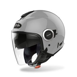 CASCO JET AIROH HELIOS CONCRETE GRIGIO LUCIDO